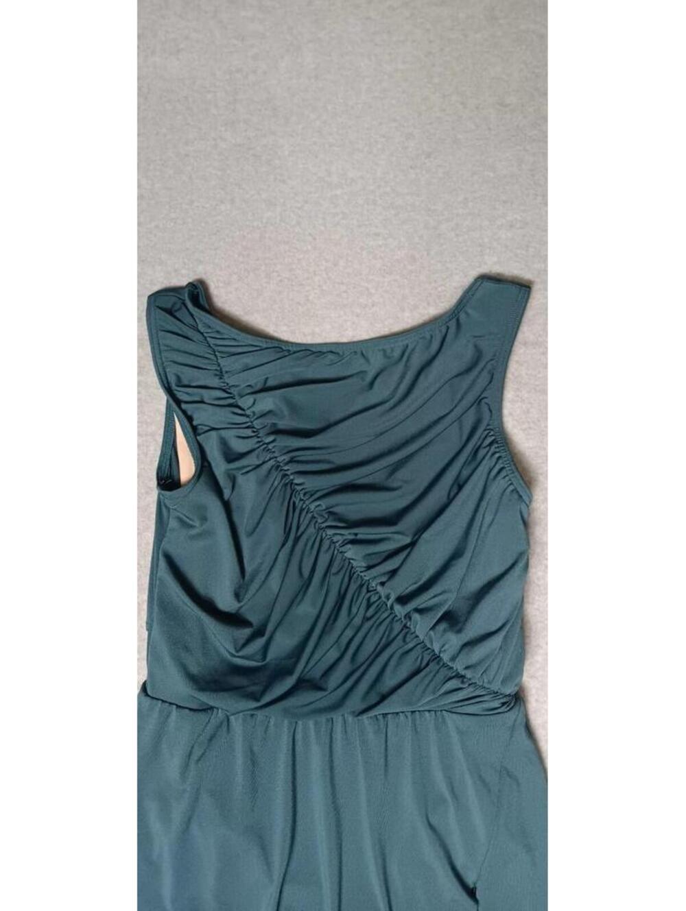 Weissman Dance Costume Dress Womens Size MA Blue Slit Side Sleeveless - Picture 6 of 9